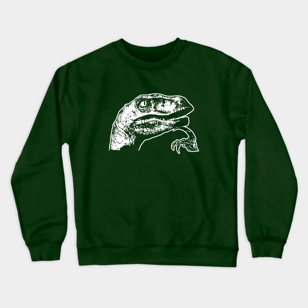 Philosoraptor Meme T-Shirt Crewneck Sweatshirt by dumbshirts